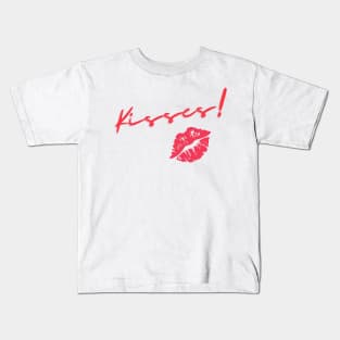 Kisses - Lips Kids T-Shirt